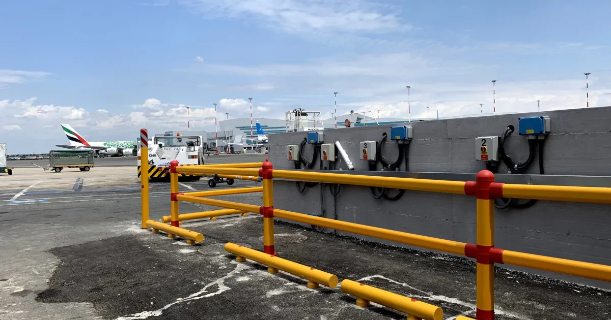 Outdoor Pedestrian and Vehicle Separation in Logistics Yards