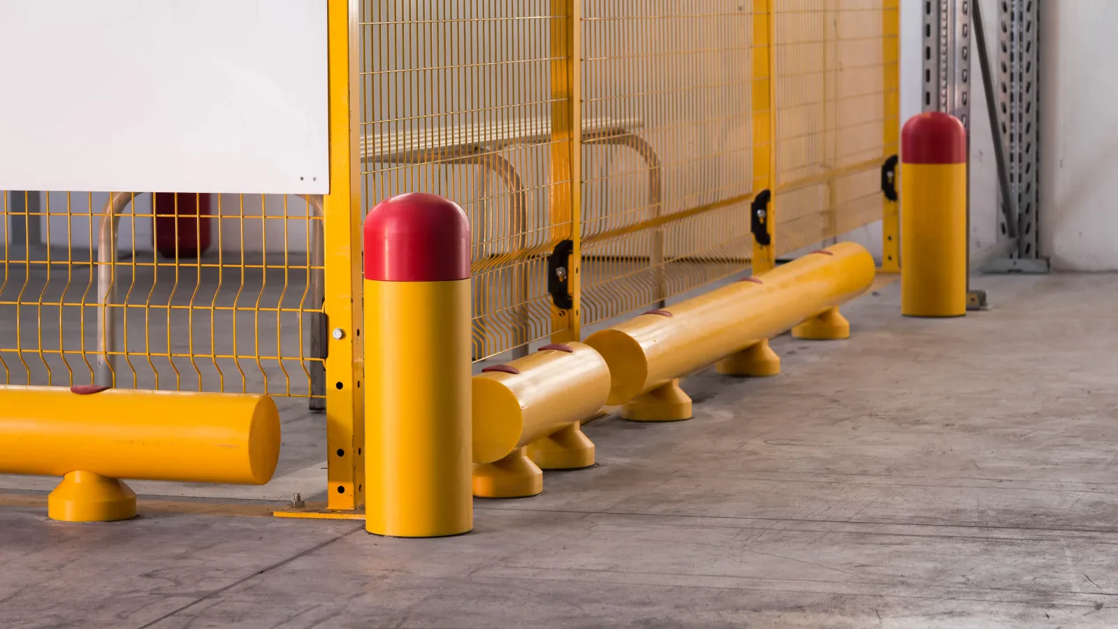 Modular protection at the edge of a storage row