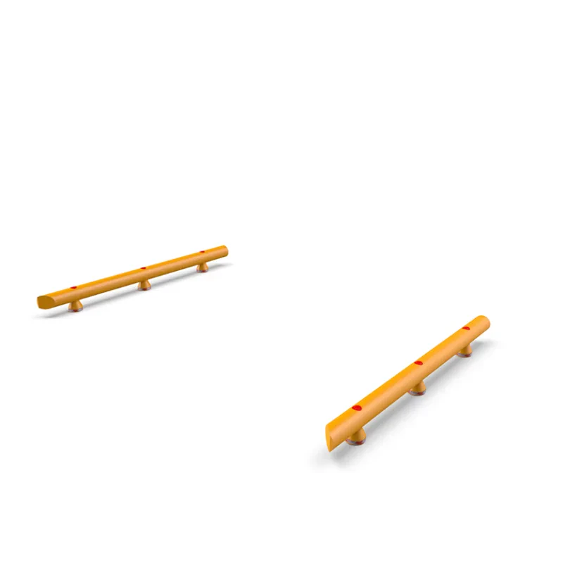 Single traffic guide barrier