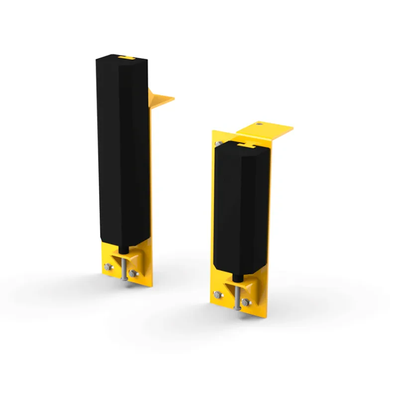 Spring-loaded dock bumper