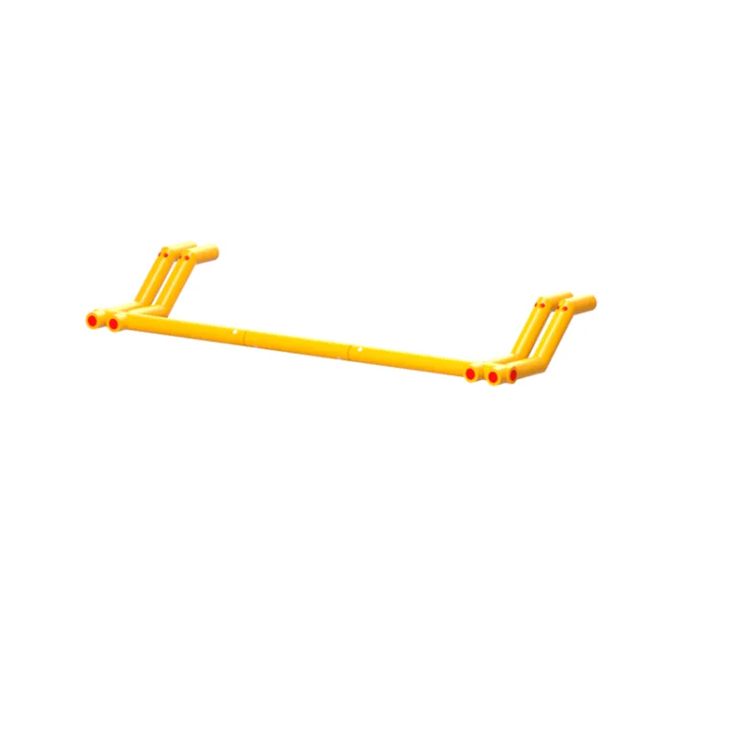 Wall-anchored height restrictor