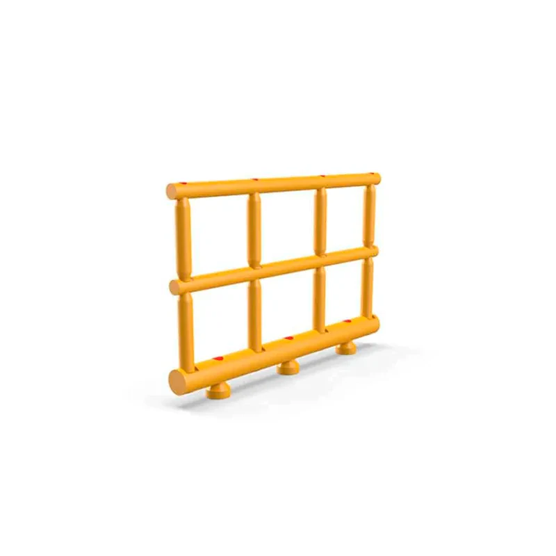 Triple impact safety barrier Ø120/70/70