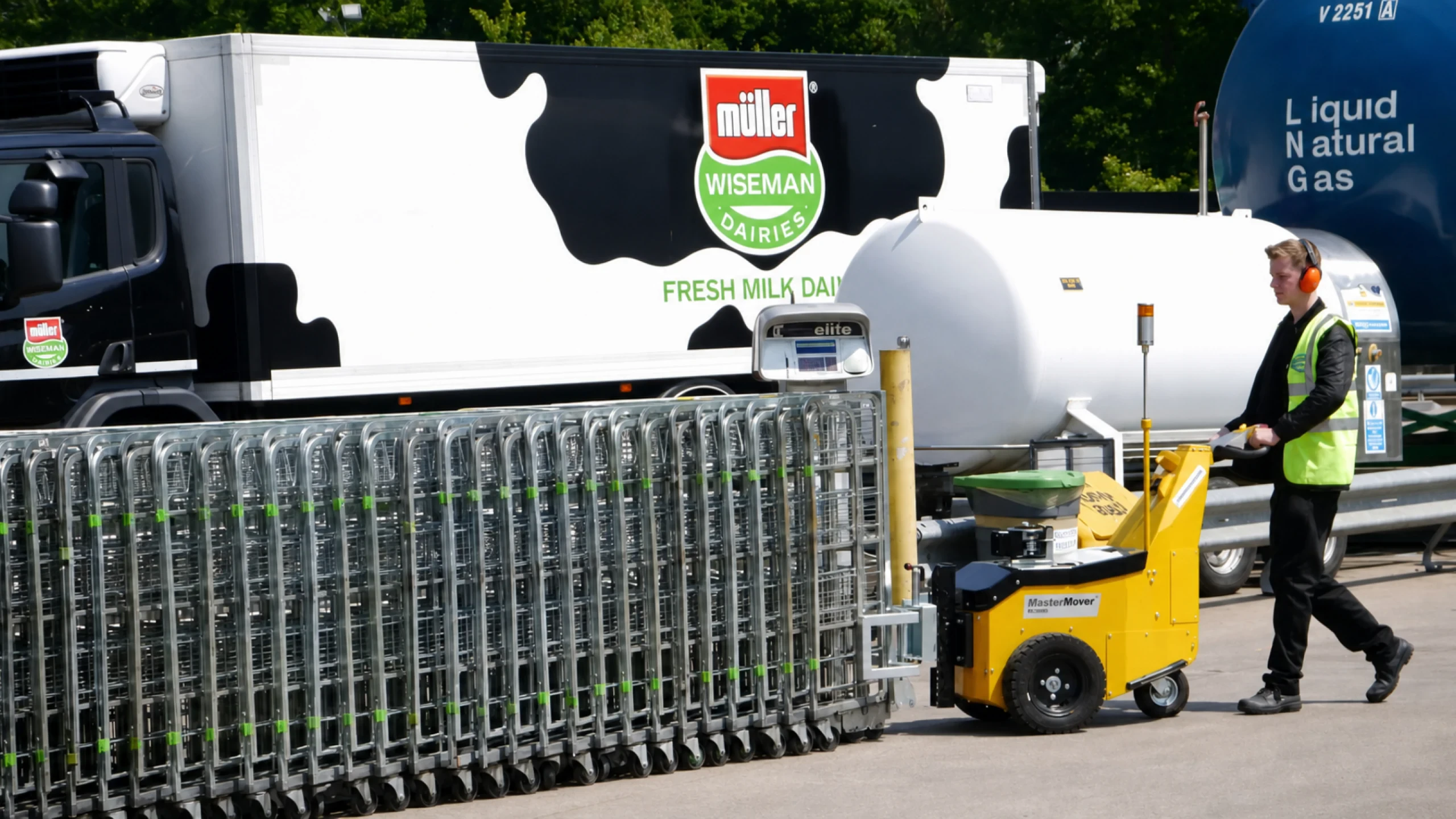 mobile equipment in dairy production